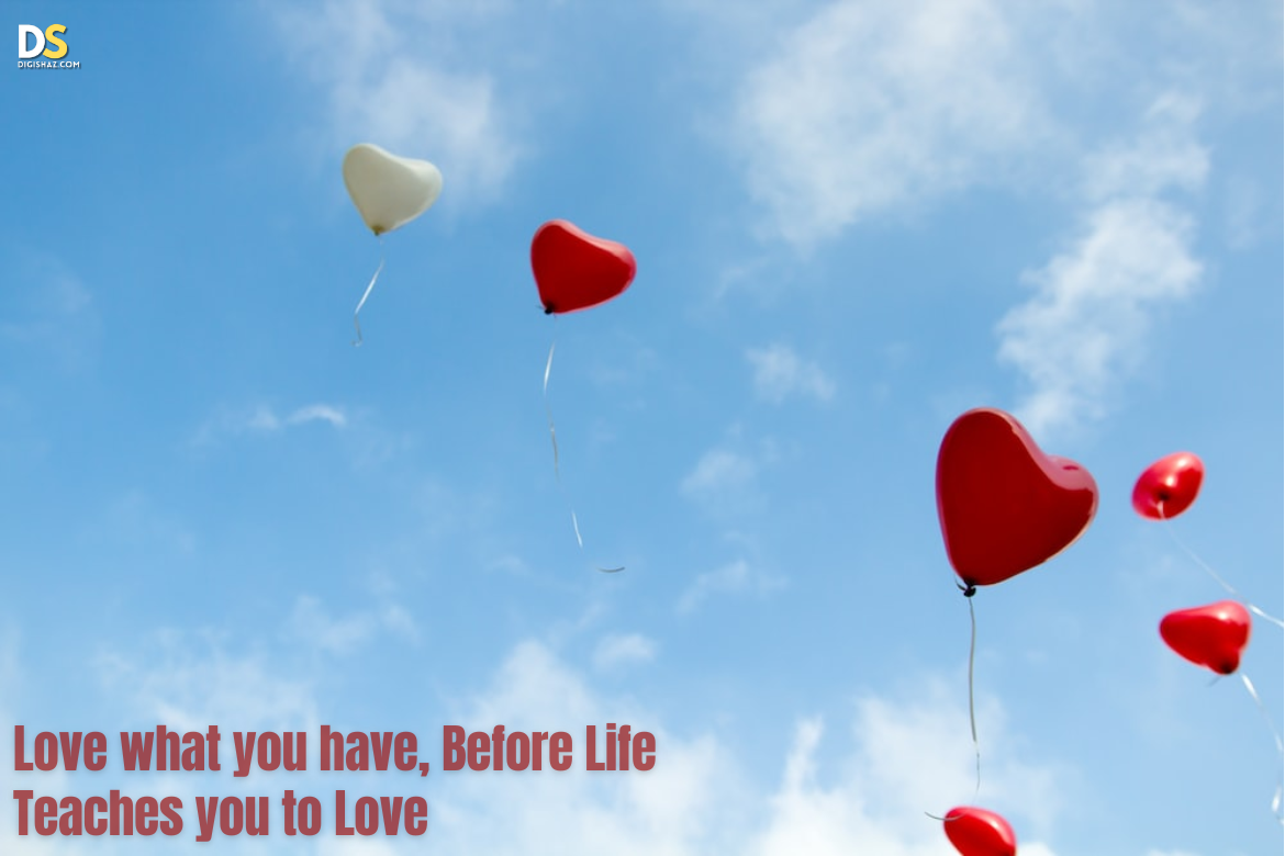Love What You Have, Before Life Teaches You To love – tymoff